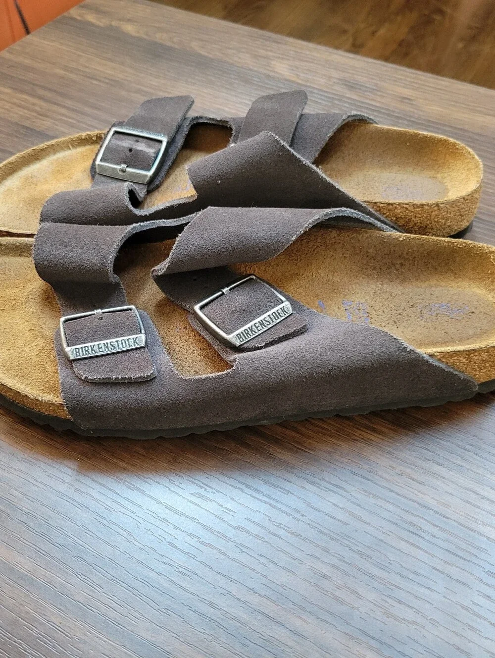 Birkenstock Suede Arizona Sandal Women Size EU 41 US 10 Comfort Casual Slip On